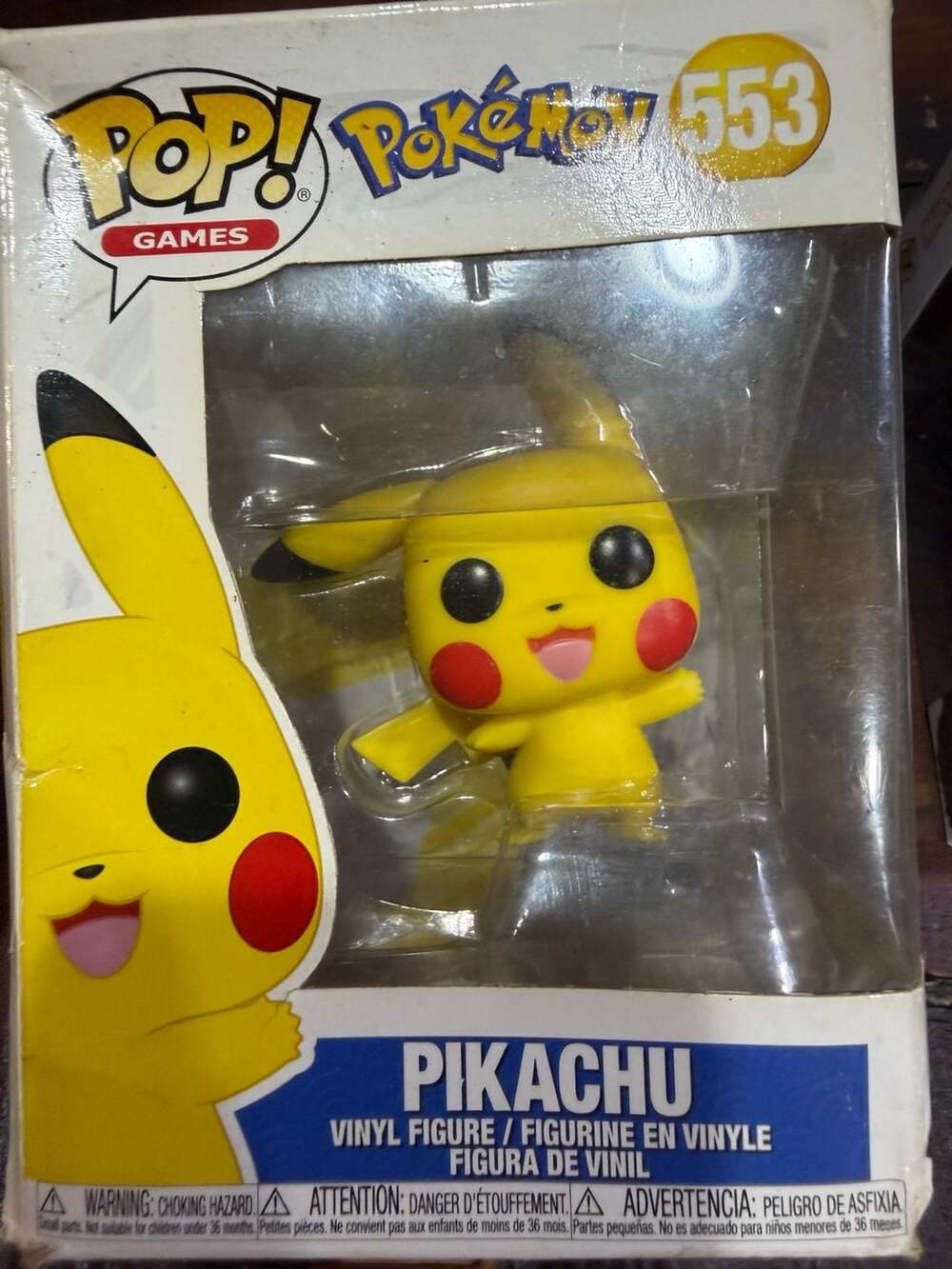 Funko Pop Games Pikachu # 353 Pokemon 3.75" Vinyl Figure Brand New